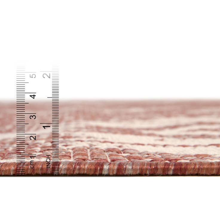 Detail image of 4' x 6' Easy-Clean Bohemian Indoor / Outdoor Rug