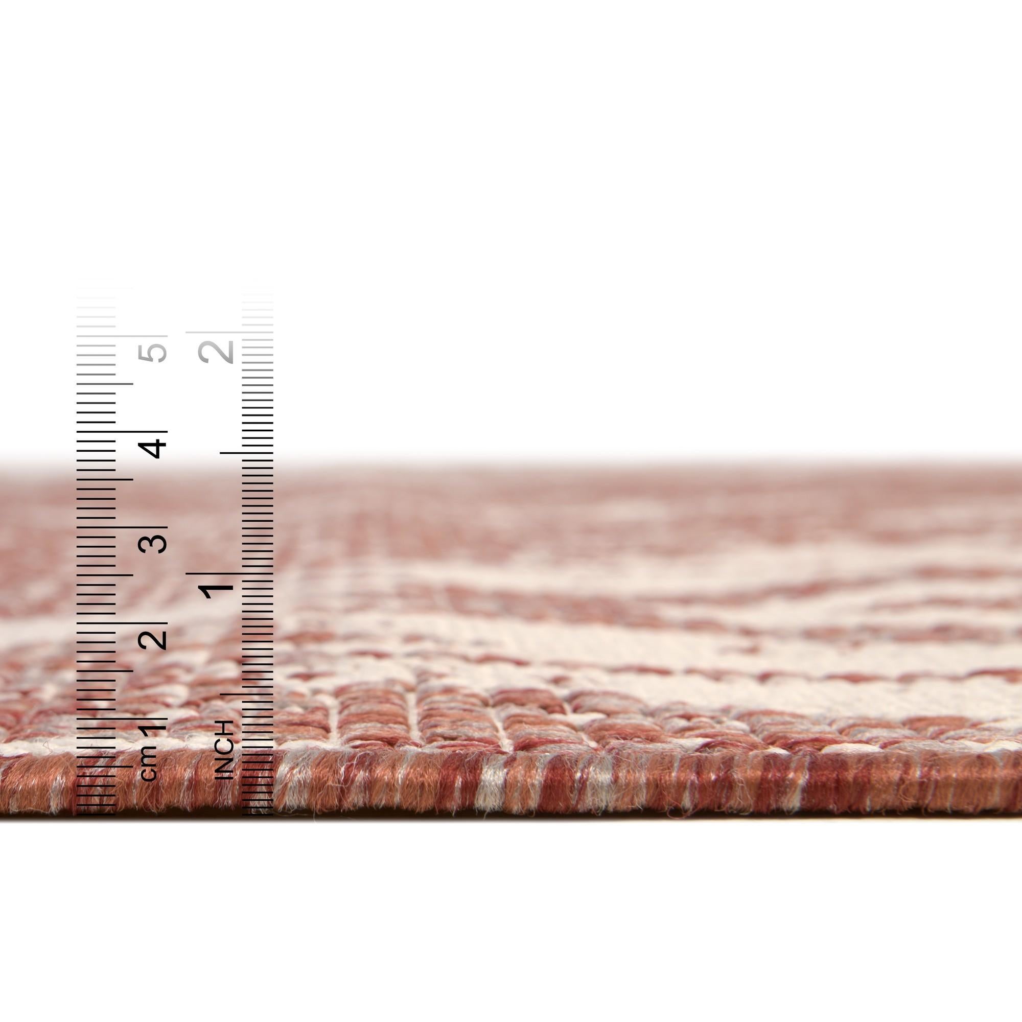 7' x 10' Easy-Clean Bohemian Indoor / Outdoor Rug