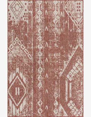 5' 3 x 8' Easy-Clean Bohemian Indoor / Outdoor Rug