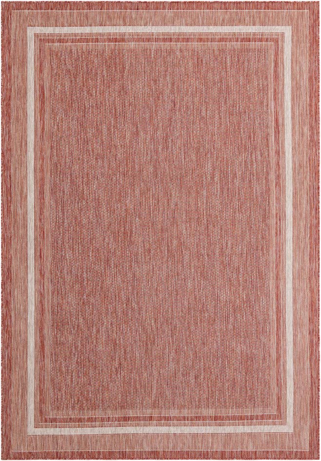 Detail image of 7' 10 x 11' Easy-Clean Border Indoor / Outdoor Rug