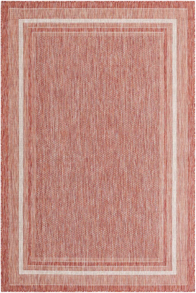 Detail image of 6' x 9' Easy-Clean Border Indoor / Outdoor Rug