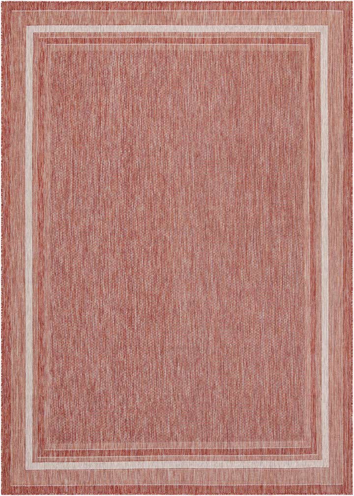 9' x 12' Easy-Clean Border Indoor / Outdoor Rug