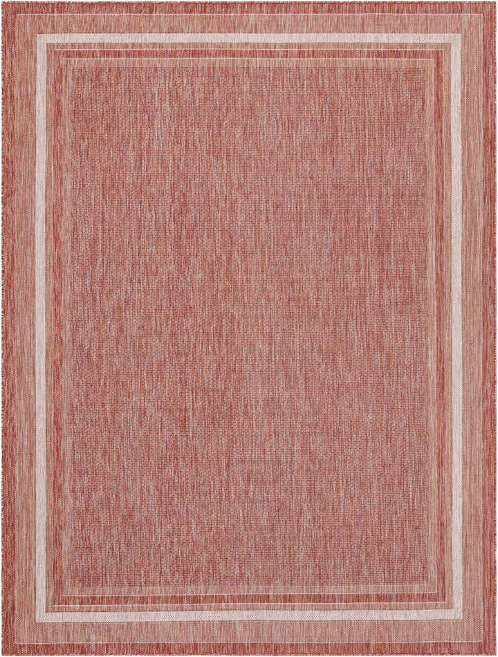 9' x 12' Easy-Clean Border Indoor / Outdoor Rug