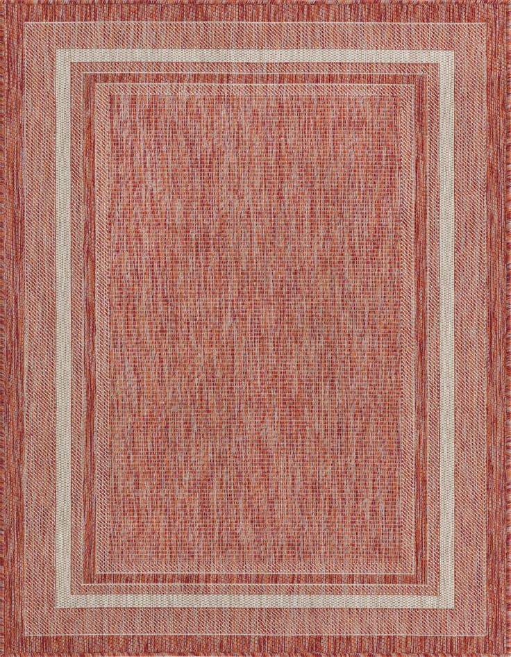 Detail image of 4' x 6' Easy-Clean Border Indoor / Outdoor Rug