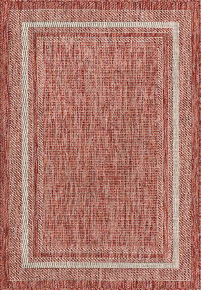 4' x 6' Easy-Clean Border Indoor / Outdoor Rug