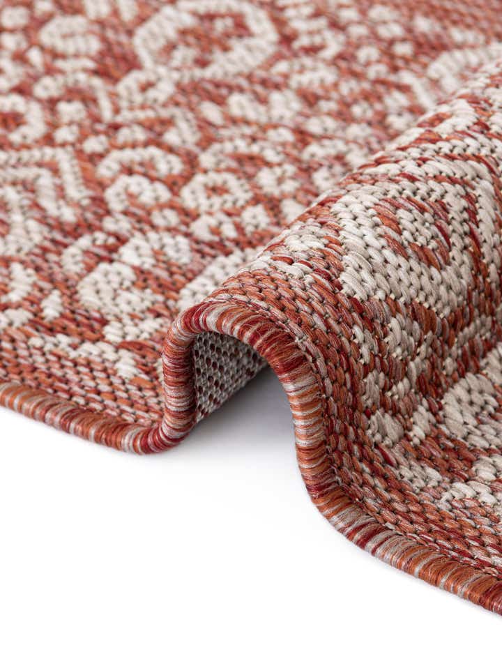 7' 10 x 11' Easy-Clean Border Indoor / Outdoor Rug