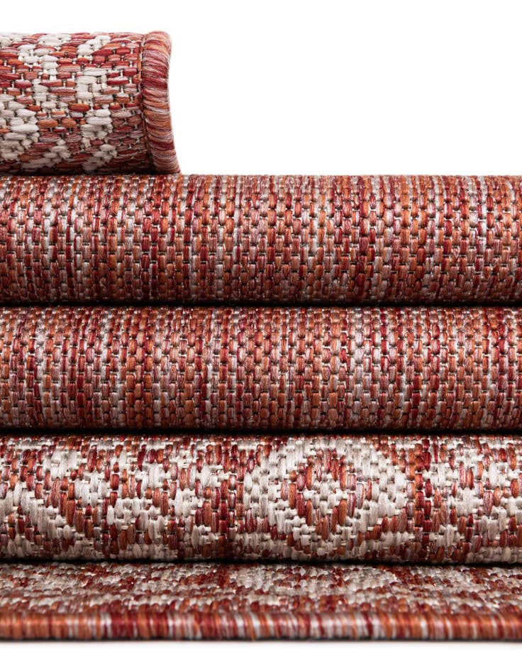 Detail image of 6' x 9' Easy-Clean Border Indoor / Outdoor Rug