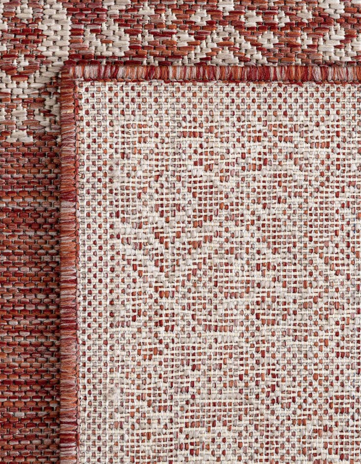 Detail image of 9' x 12' Easy-Clean Border Indoor / Outdoor Rug