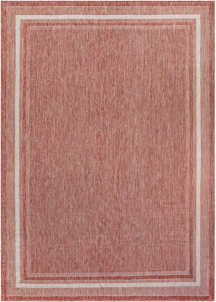 10' x 14' 1 Easy-Clean Border Indoor / Outdoor Rug