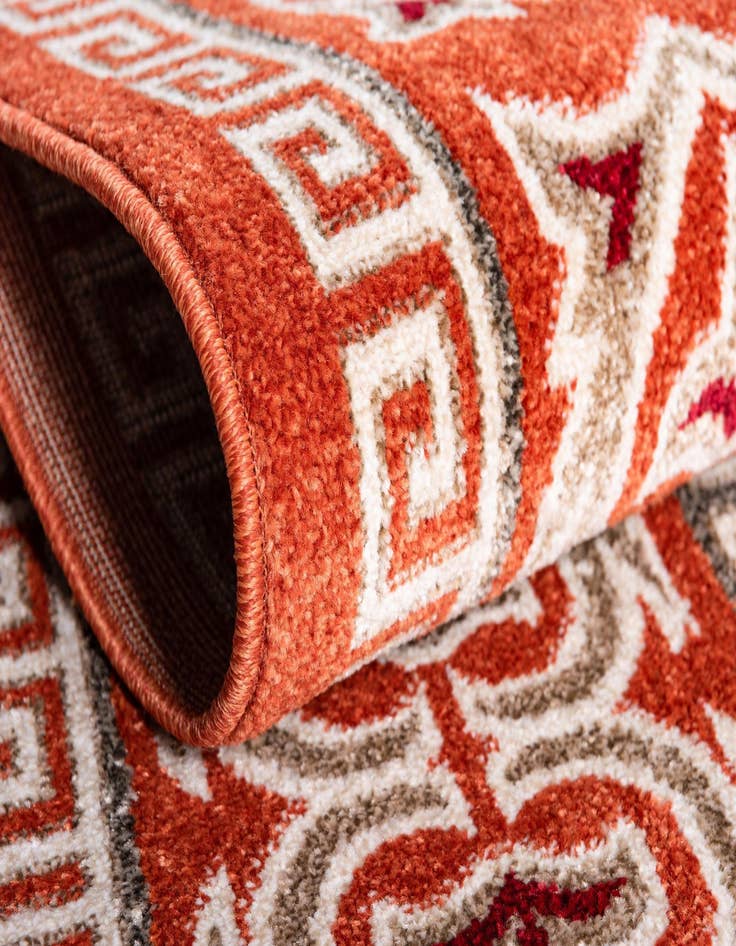 Detail image of 6' x 9'  Washable Botanical Indoor / Outdoor Rug