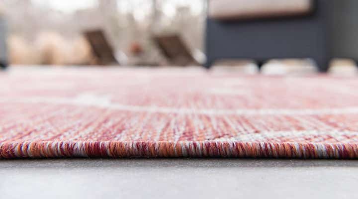 7' 10 x 11' Easy-Clean Botanical Indoor / Outdoor Rug