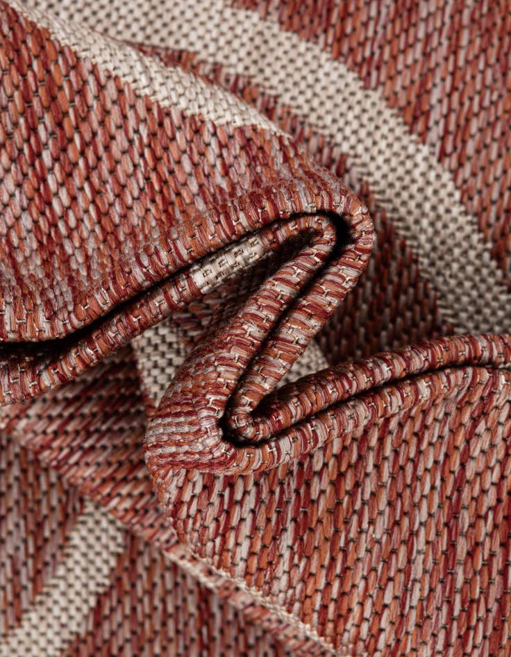 Detail image of 7' 10 x 11' Easy-Clean Botanical Indoor / Outdoor Rug