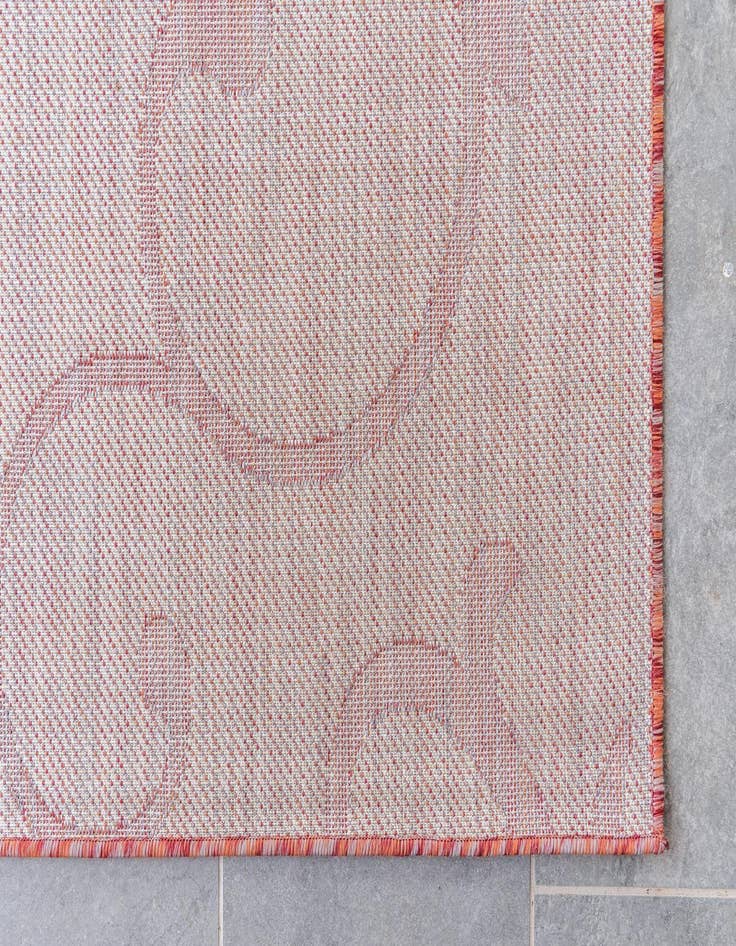 Detail image of 9' x 12'  Washable Botanical Indoor / Outdoor Rug