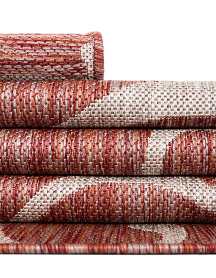 Detail image of 7' x 10' Easy-Clean Botanical Indoor / Outdoor Rug