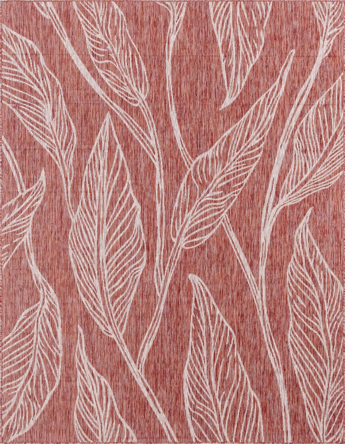 7' x 10' Easy-Clean Botanical Indoor / Outdoor Rug