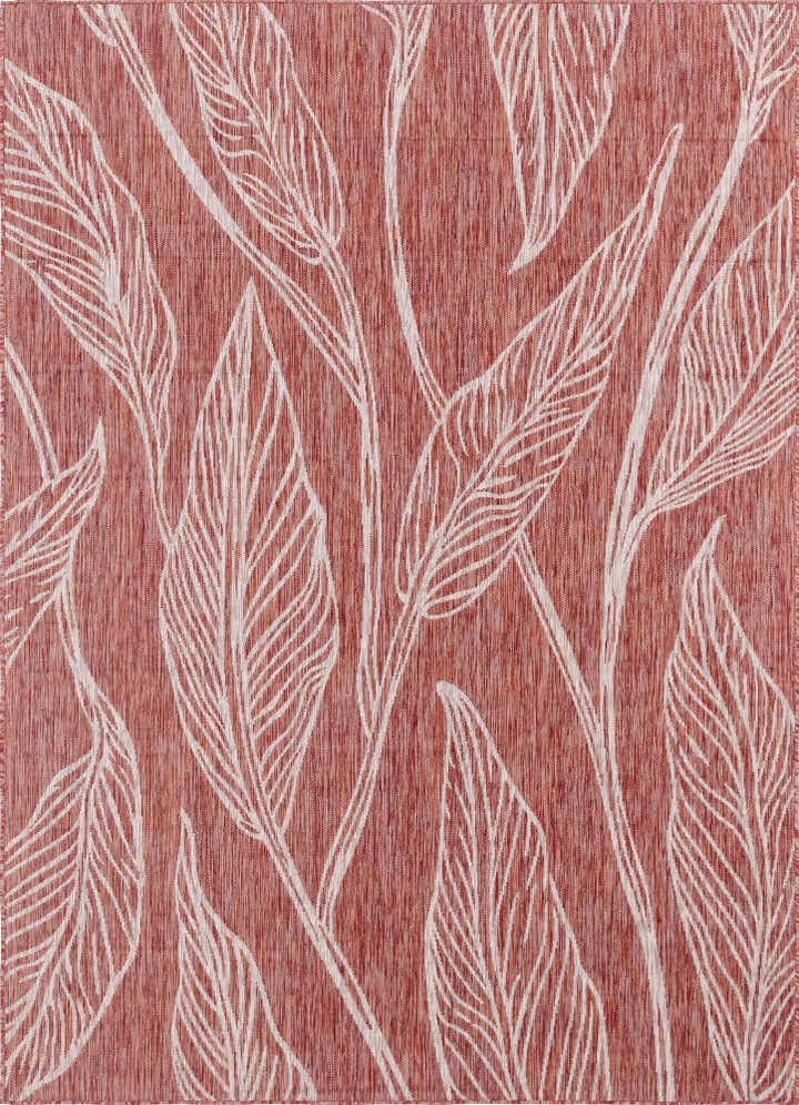 7' x 10' Easy-Clean Botanical Indoor / Outdoor Rug