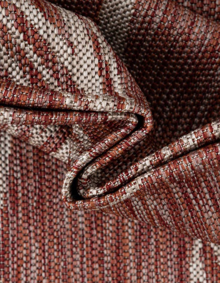 Detail image of 7' 10 x 11' Easy-Clean Botanical Indoor / Outdoor Rug
