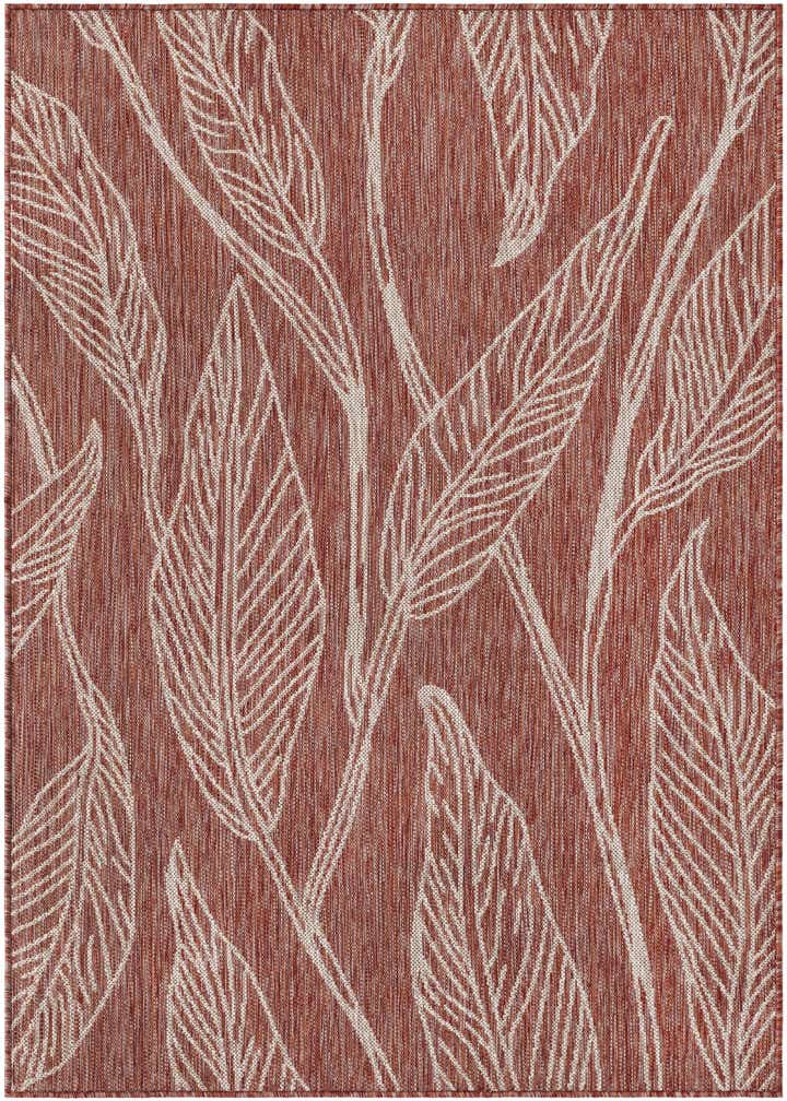 4' x 6' Easy-Clean Botanical Indoor / Outdoor Rug