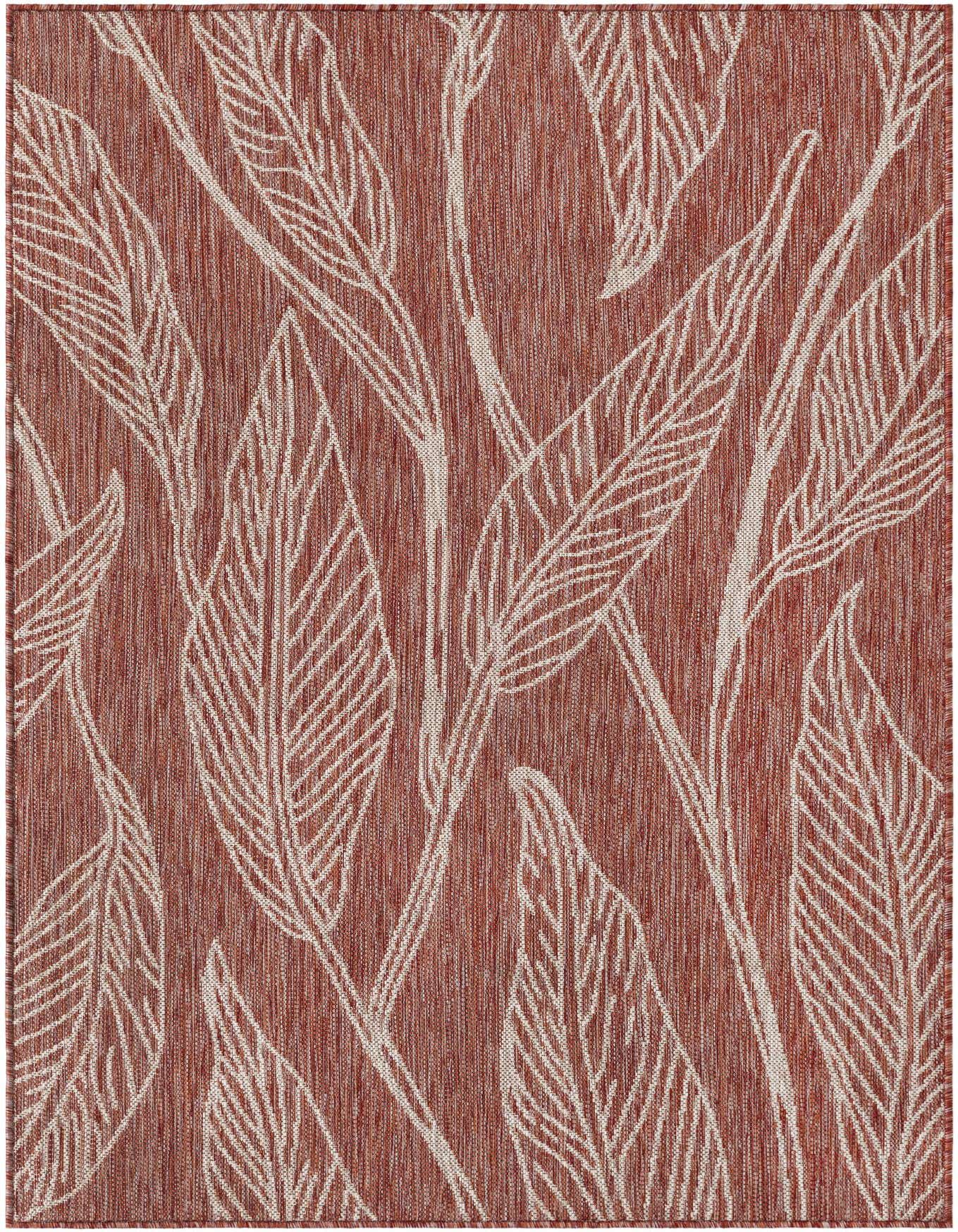 4' x 6' Easy-Clean Botanical Indoor / Outdoor Rug