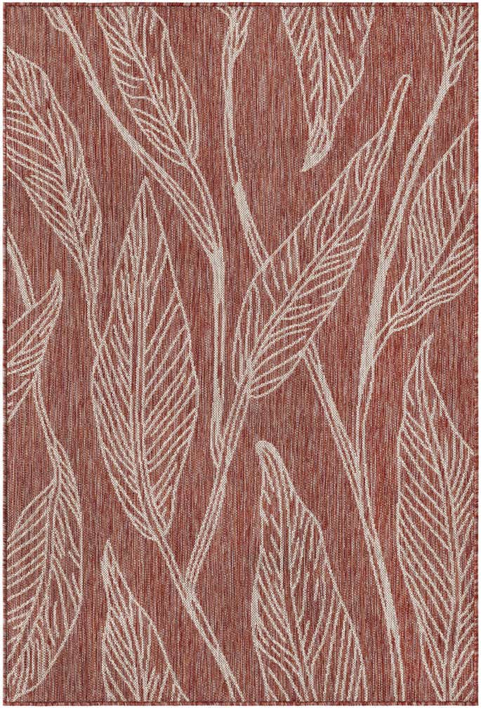 4' x 6' Easy-Clean Botanical Indoor / Outdoor Rug