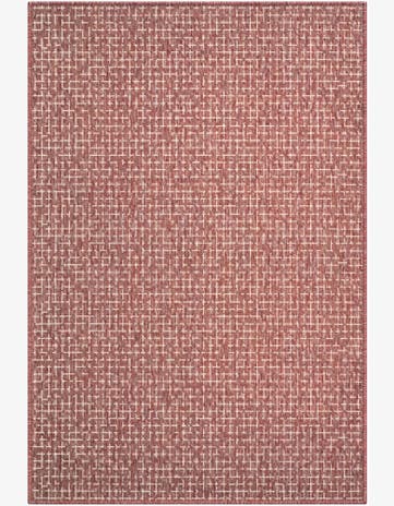 4' x 6' Easy-Clean Checkered Indoor / Outdoor Rug