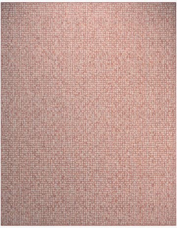 7' 10 x 10' Easy-Clean Checkered Indoor / Outdoor Rug