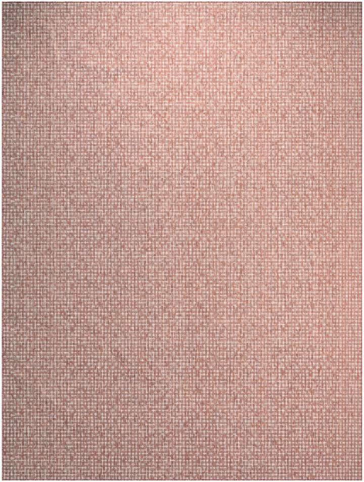 9' x 12' Easy-Clean Checkered Indoor / Outdoor Rug