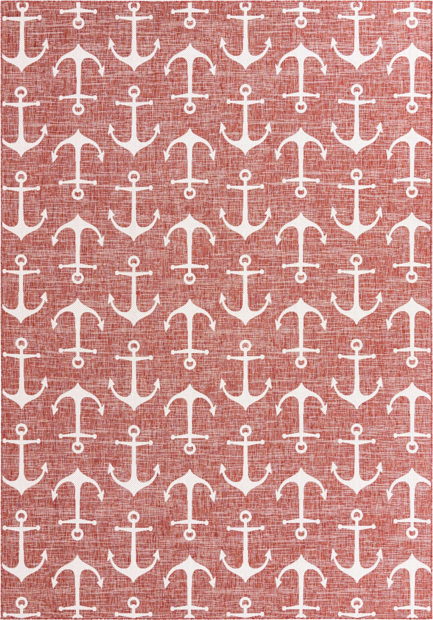 10' x 14' Easy-Clean Coastal Indoor / Outdoor Rug
