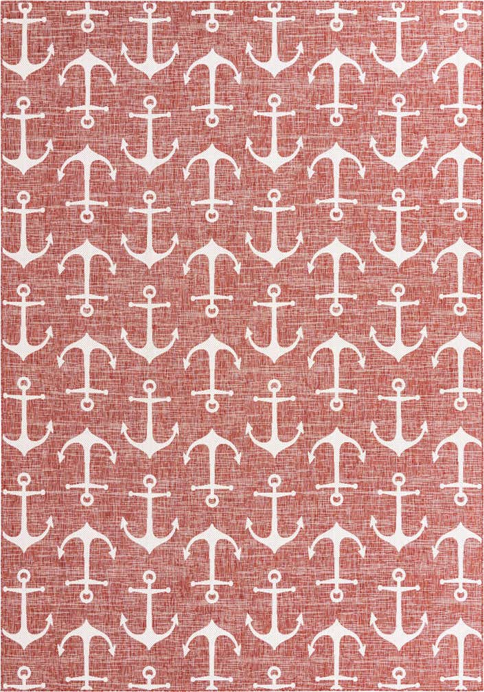10' x 14' Easy-Clean Coastal Indoor / Outdoor Rug