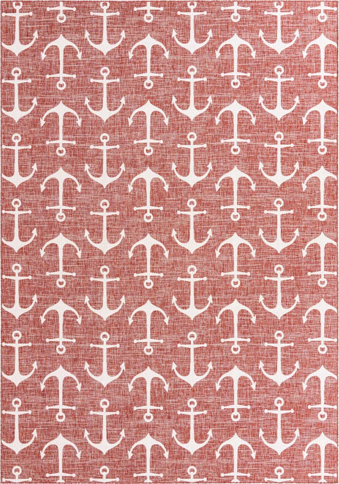 Detail image of 10' x 14' Easy-Clean Coastal Indoor / Outdoor Rug