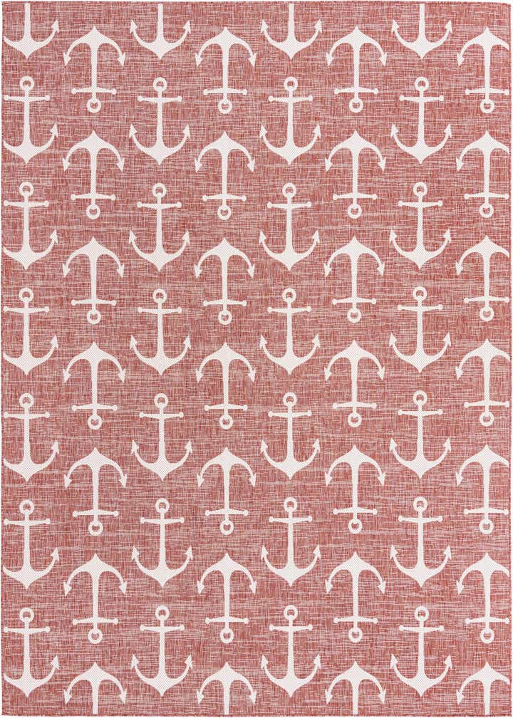10' x 13' Easy-Clean Coastal Indoor / Outdoor Rug