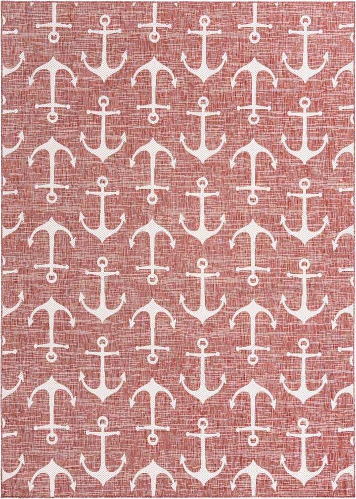9' x 12' Easy-Clean Coastal Indoor / Outdoor Rug