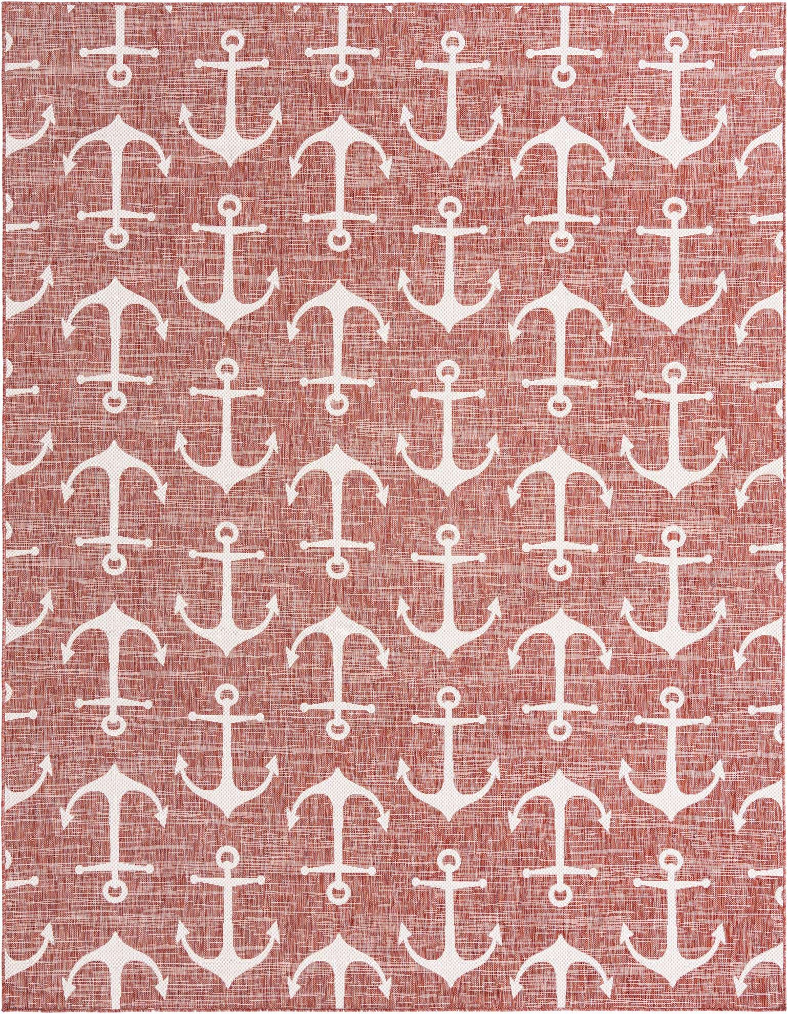 9' x 12' Easy-Clean Coastal Indoor / Outdoor Rug