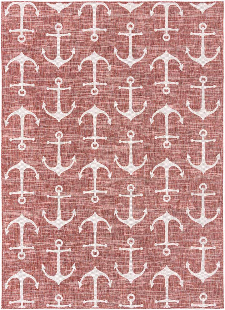 7' 10 x 11' Easy-Clean Coastal Indoor / Outdoor Rug
