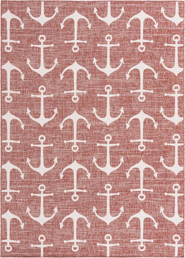 7' x 10' Easy-Clean Coastal Indoor / Outdoor Rug