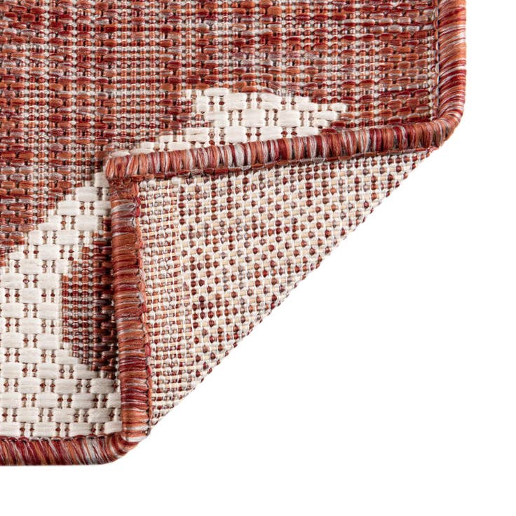 Detail image of 9' x 12' Easy-Clean Coastal Indoor / Outdoor Rug