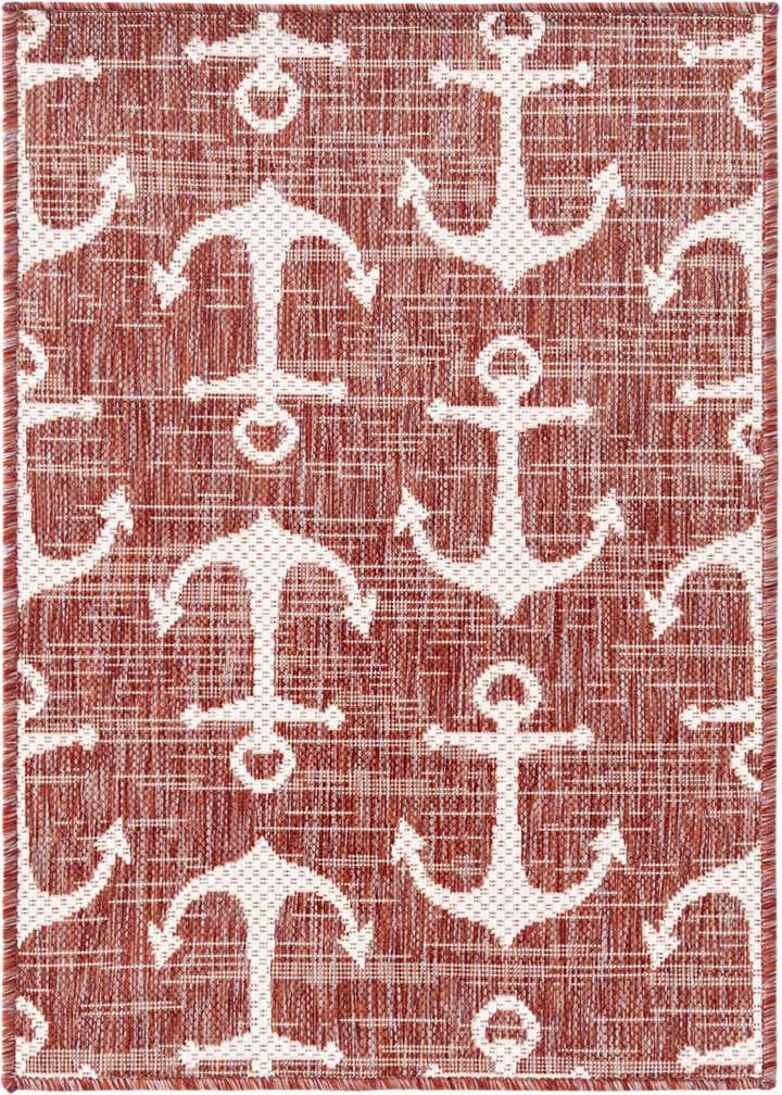 2' x 3' Easy-Clean Coastal Indoor / Outdoor Rug