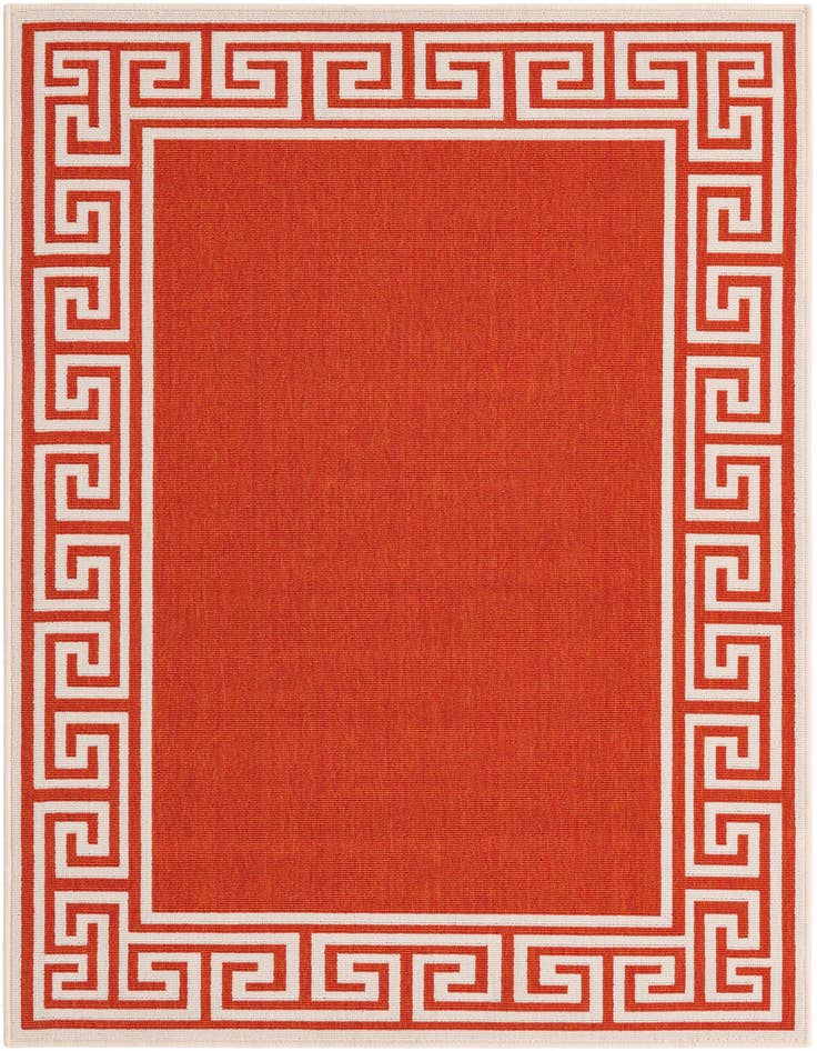 Detail image of 4' x 6' Easy-Clean Coastal Indoor / Outdoor Rug
