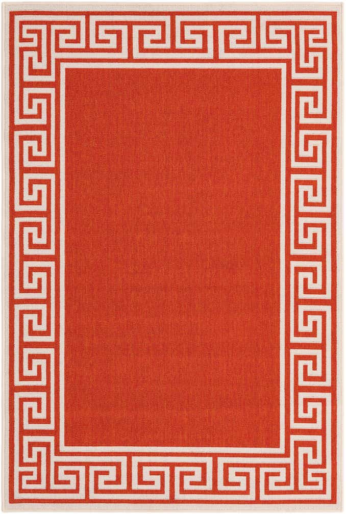 4' x 6' Easy-Clean Coastal Indoor / Outdoor Rug