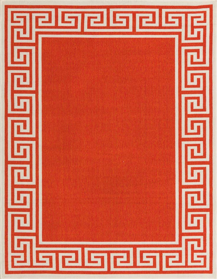Detail image of 5' 3 x 8' Easy-Clean Coastal Indoor / Outdoor Rug
