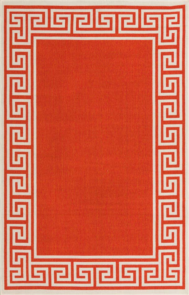 Detail image of 5' 3 x 8' Easy-Clean Coastal Indoor / Outdoor Rug