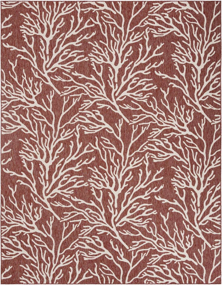 Detail image of 10' x 14' Easy-Clean Coastal Indoor / Outdoor Rug