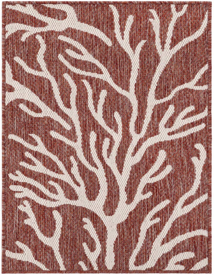 Detail image of 2' x 3' Easy-Clean Coastal Indoor / Outdoor Rug