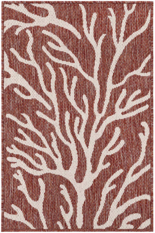 Detail image of 2' x 3' Easy-Clean Coastal Indoor / Outdoor Rug