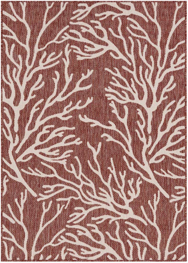 4' x 6' Easy-Clean Coastal Indoor / Outdoor Rug