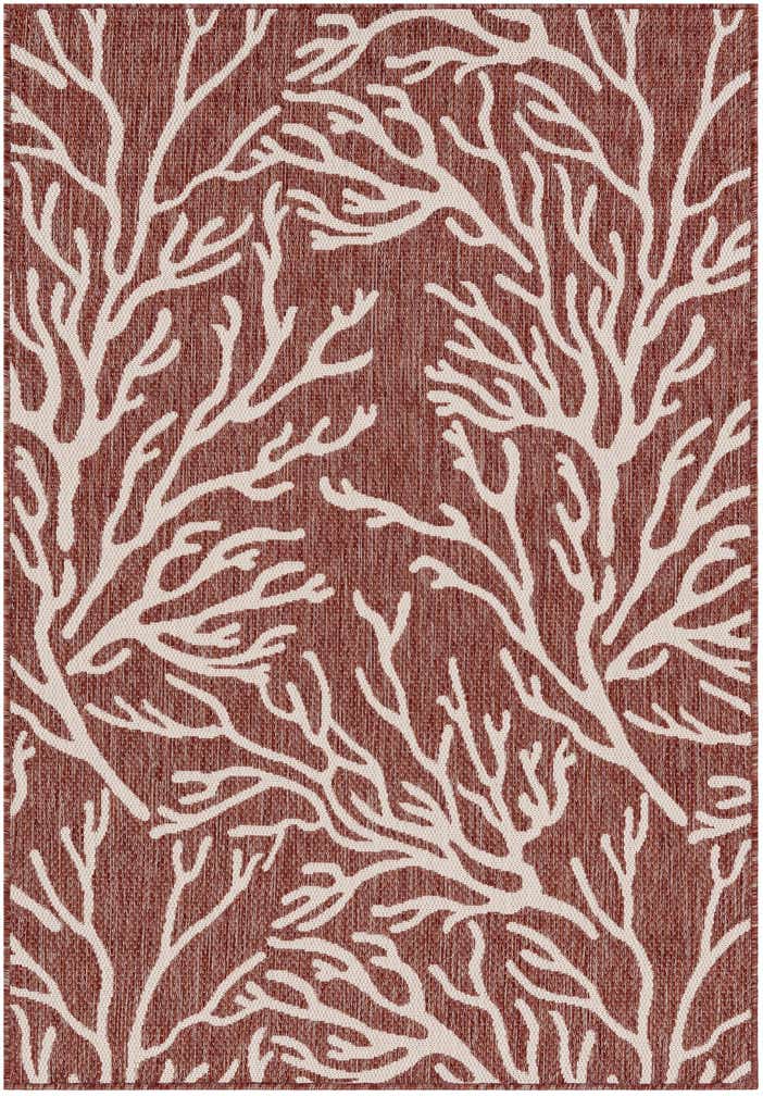 4' x 6' Easy-Clean Coastal Indoor / Outdoor Rug