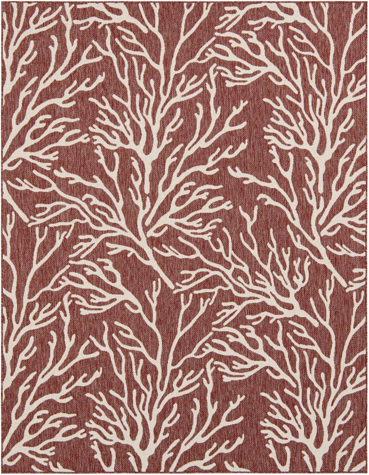 Detail image of 7' 10 x 10' Easy-Clean Coastal Indoor / Outdoor Rug