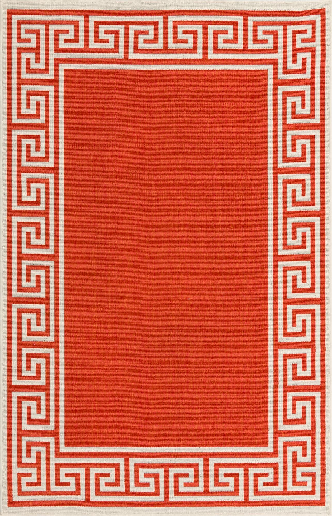 5' 3 x 8'  Washable Coastal Indoor / Outdoor Rug