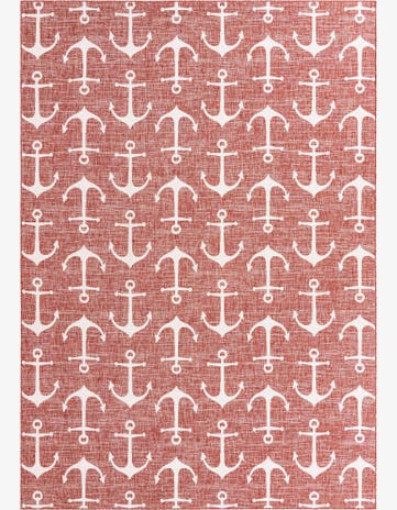 10' x 14' Easy-Clean Coastal Indoor / Outdoor Rug