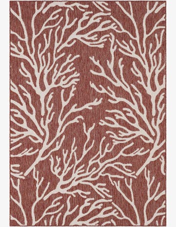 5' 3 x 8' Easy-Clean Coastal Indoor / Outdoor Rug